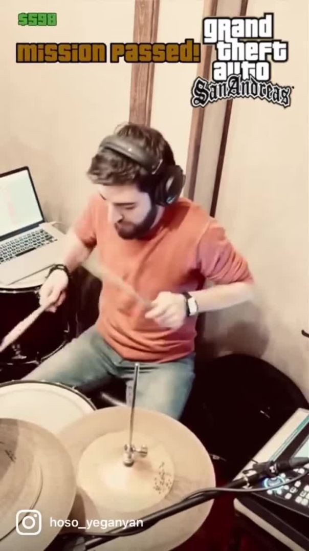 GTA drum cover by Hoso Yeganyan